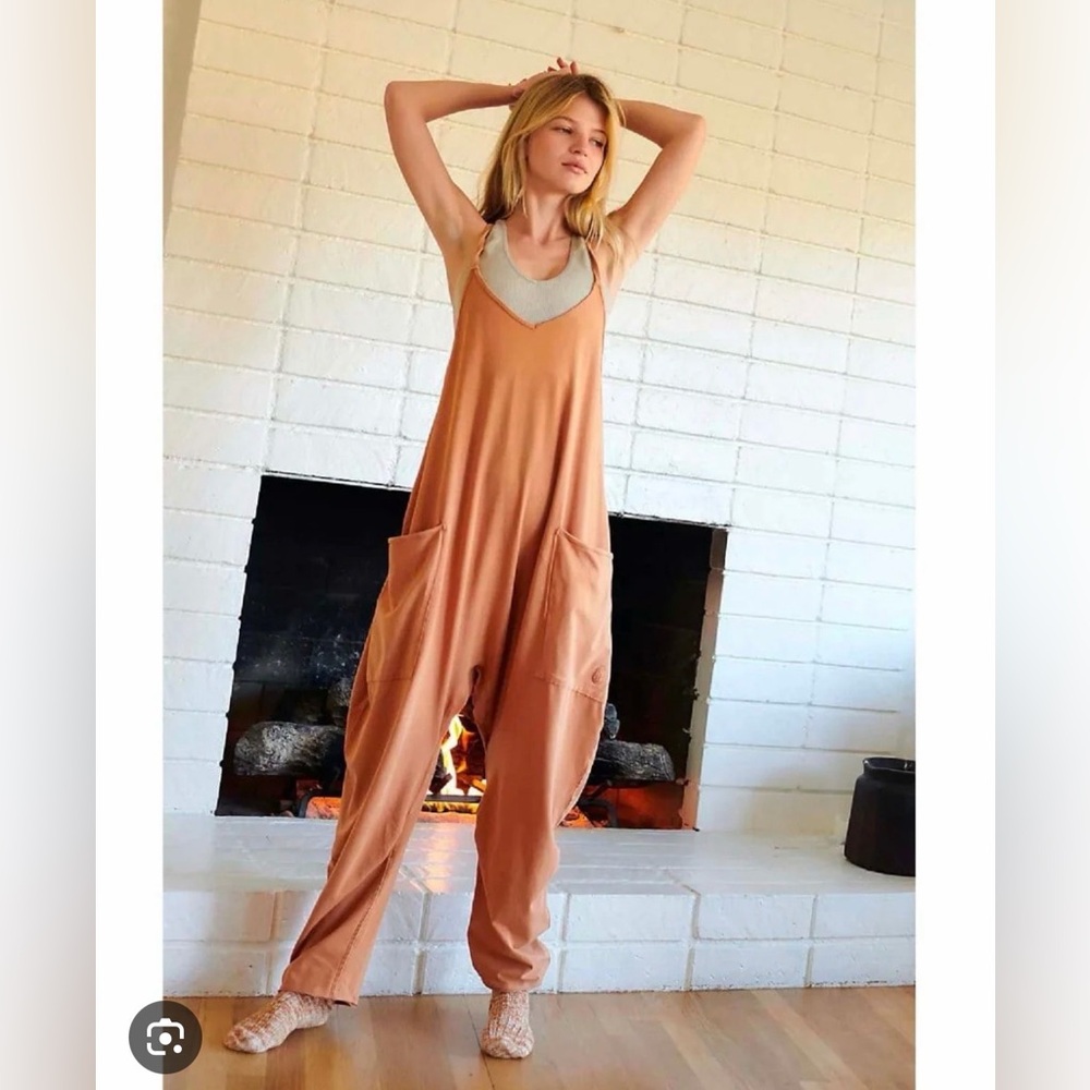 Free People Movement - Hot Shot Onesie in Toasted Coconut. XS.